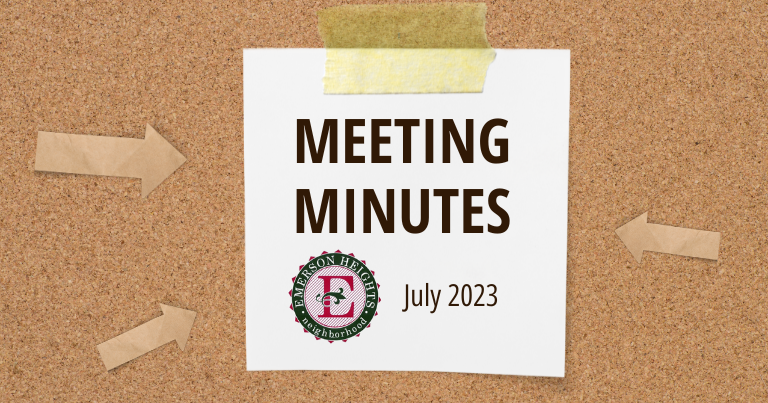 July 2023 Meeting Minutes